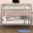 Esliabeth Twin Over Twin Metal Bunk Bed-695011261