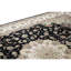 Hand Knotted Area Rug in Navy And Ivory