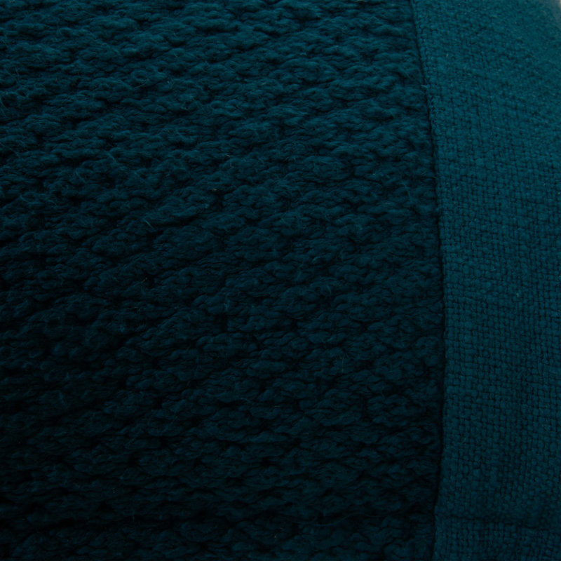 Coussin en coton Colombe, Bleu sarcelle