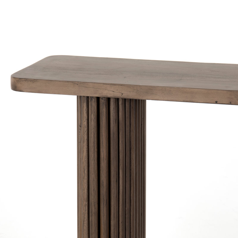 Console en bois massif Zigmund 55 po