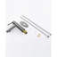 Robinet de lavabo de salle de bain gris - fixation sur le comptoir, levier simple, débit 21, corrosion, égratignure, eau dense sans empreinte digitale, 1 poignée, interrupteur de débit, égratignure, efficace-128812668