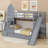 Jezeniah Kids Twin Over Twin Bunk Bed-505448086