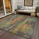 Machine Washable Indoor/Outdoor Claudian ACN1648 Orange Rug