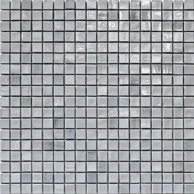 Titanium 1 5/8" x 5/8" Glass Mosaic
