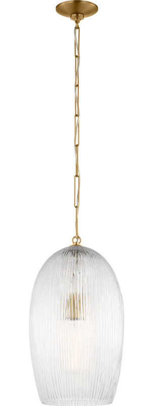 Wilmont Pendant Light, Burnished Brass