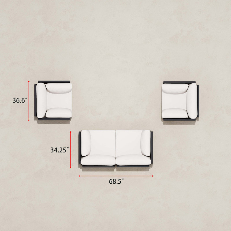 Dez 4pc Multi-Chair Seating Set