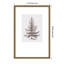 «Vintage Evergreen Fir Tree II» par The Creative Bunch Studio, reproduction d'art encadrée en bois-2034096283-2034096286