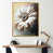 Toile avec cadre flottant or