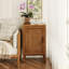 Table de bout avec armoire de rangement 1 porte Farmhouse