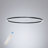 Stockham 1-Light Unique Geometric LED Pendant Circle Ring Chandelier Remote Dimmable-626403762-626403760