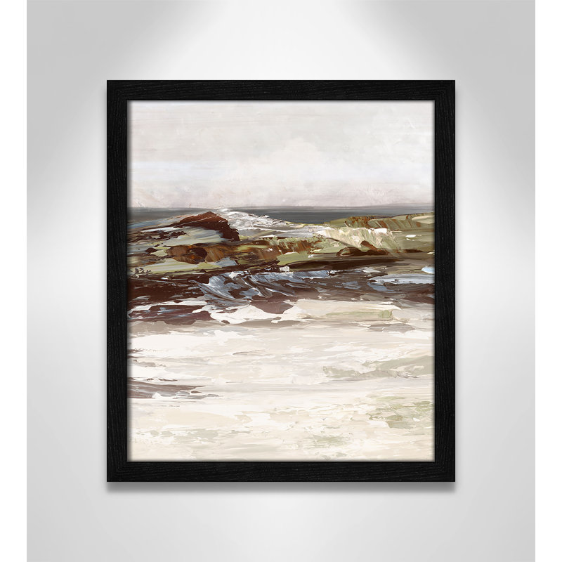 Stoney Peak Print by Casa Fine Arts, Black Framed Print without Mat, 15" H x 13" W x 0.75" D
