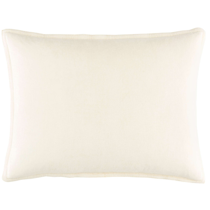 Sumptuous Chenille Ivory Sham, Standard