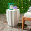 Table de bout abstraite en béton Fordwich-978937152