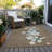 Machine Washable Indoor/Outdoor Christmas Presents Xhevrie Brown Rug-294930618