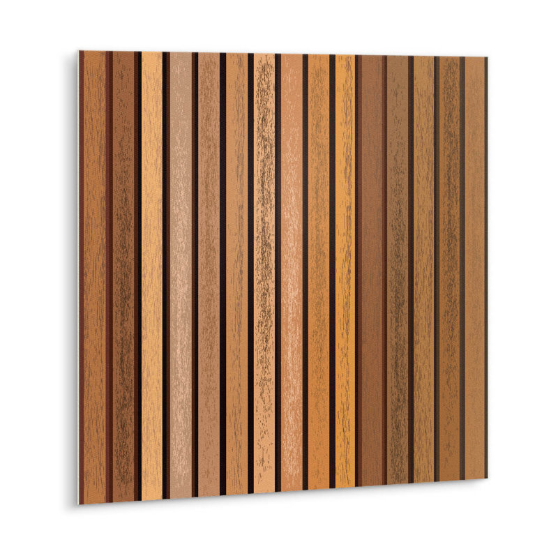 Melrose 30cm x 30cm PVC Wood-Effect Tile in Brown