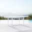 Pavia Power Coated Aluminum Dining Table-320895428-321549011