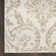 Cristiaan Damask Machine Woven Polypropylene Area Rug in Beige