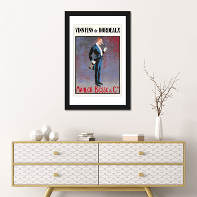 « monocle », affiche rétro sur toile
