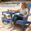 Chaise Adirondack pliante pour l'extérieur -123349694-133403030