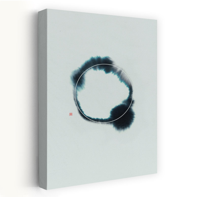 Contemporary Art Abstract Geometric Peaceful Wall Art 1 Piece Wrapped Canvas Wall Art, 152.4 cm H x 101.6 cm W