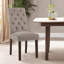 Chaises de salle à manger en bois touffeté Gerrilyn-743196836