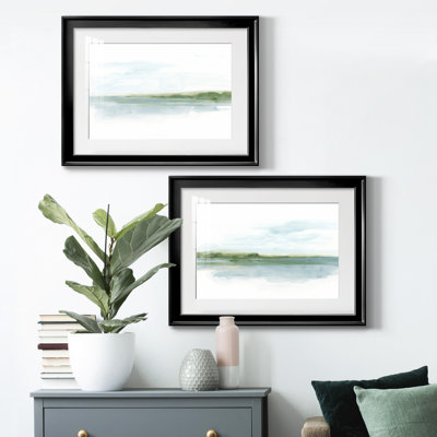 " Green Ribbon Coast I " 2 - Pieces