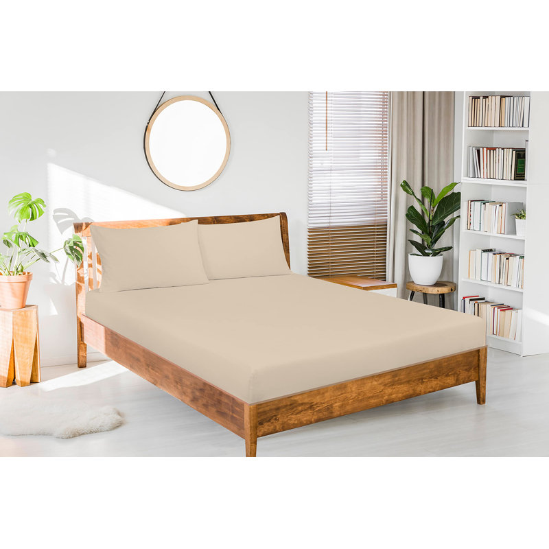Royale Linens | Ultra Soft Brushed Microfiber | Hotel Luxury Bottom Sheets | Wrinkle Free & Fade Resistant | Deep Pocket Only