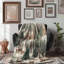 Noël antique - couverture Sherpa de qualité supérieure 1 pièce WB_FL_100624_0193-99673716