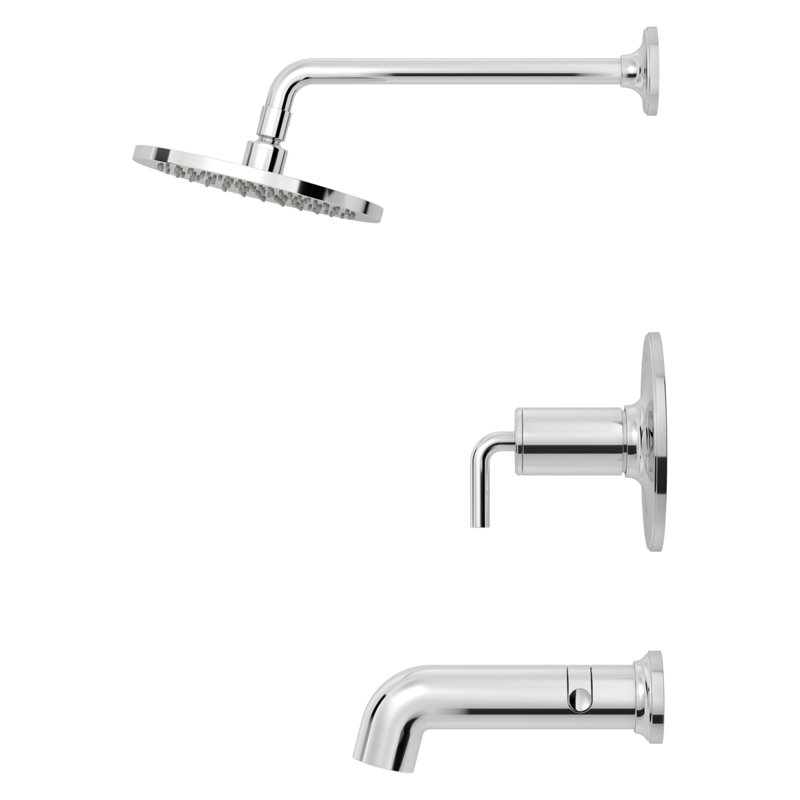 TENET Tub & Shower Faucet, Polished Chrome