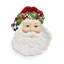 Spode Christmas Tree Blk/Wht Black&White Santa Plate 12"
