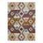 Tapis d'intérieur multicolore en polypropylène tissé à la main Raashi-568180061