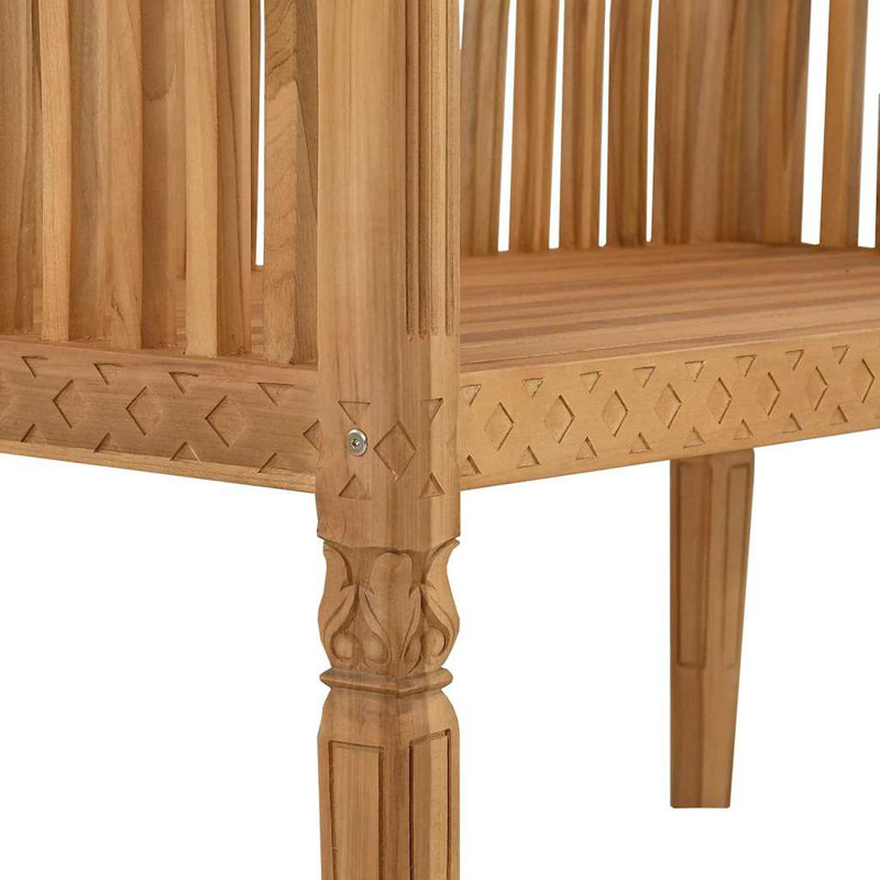 Solid Wood Outdoor Bench