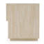 Lamod Italia Lago - Table de chevet moderne en faux travertin