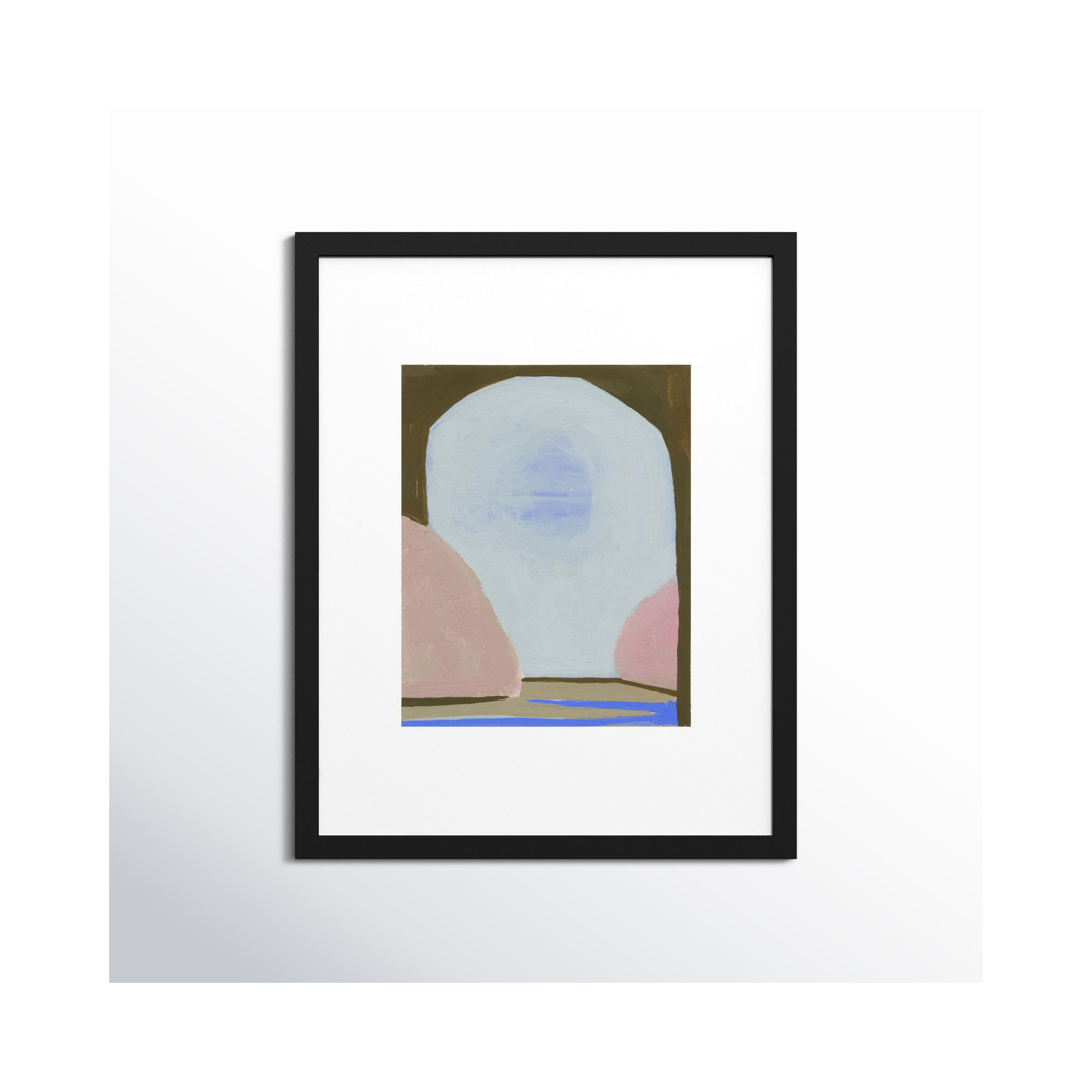 Morning Sky 3 by Andrea Stokes, White Framed, 38" H x 30" W