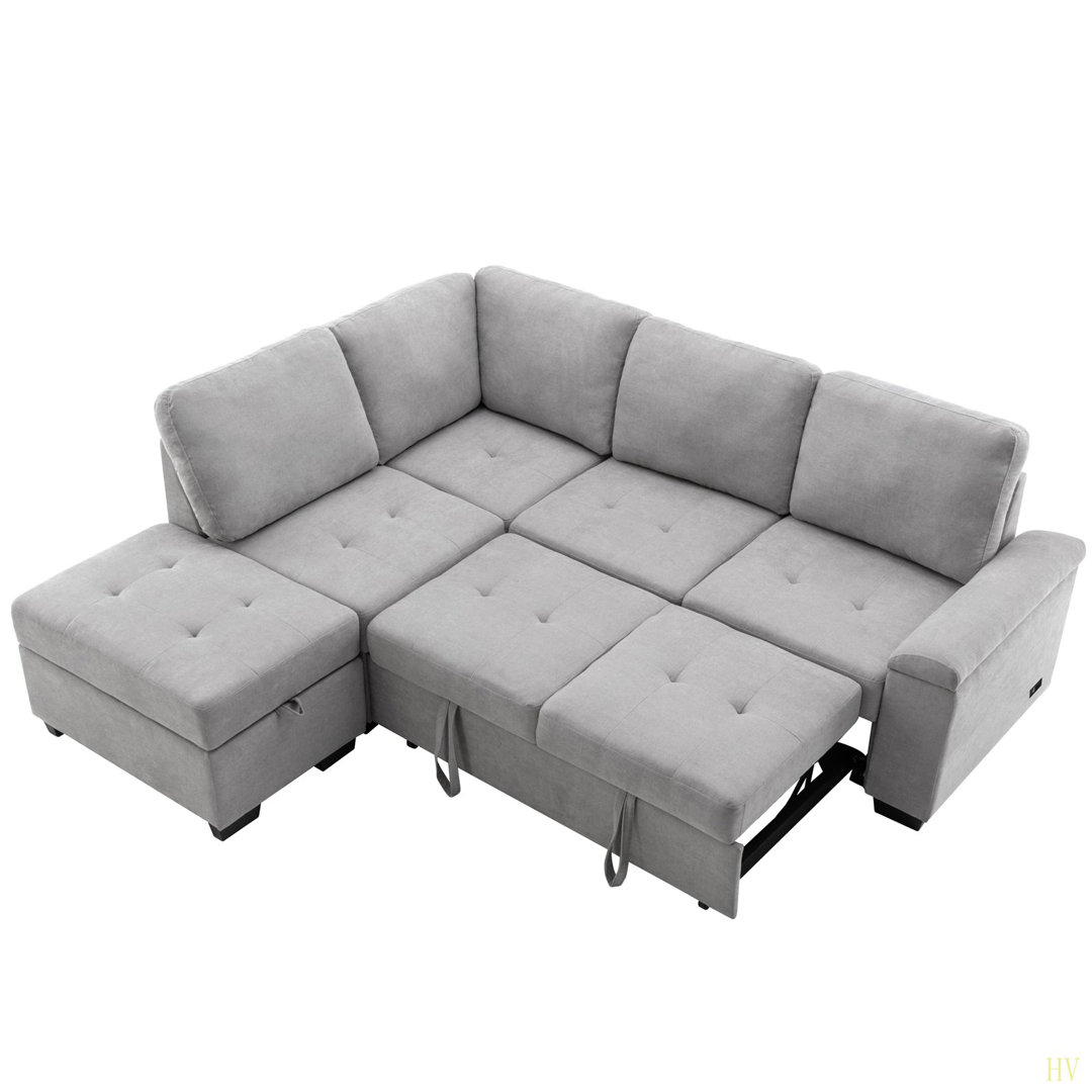 Timitra 3 - Piece Upholstered Sectional Latitude Run® Body 