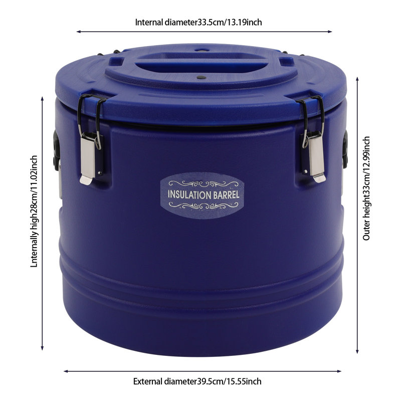 Contenant alimentaire Damaya (30L), Bleu