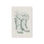 Bottes de cowboy vertes en toile tendue-1589926157