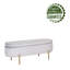 Banc de rangement avec repose-pieds Kronqui-1647107920