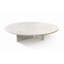 Table basse en marbre naturel exquis pour le salon, rehaussant le luxe et le style