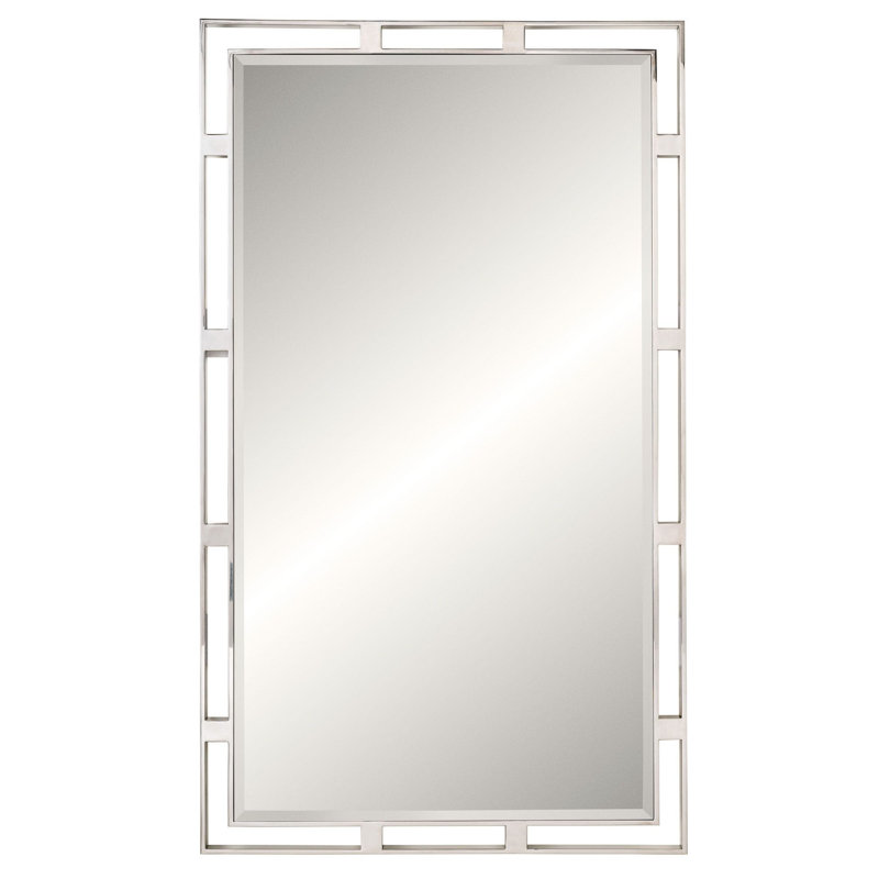 Tribeca Rectangle Metal Beveled Mirror