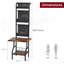 Manufactured Wood,Metal 144cm H Media Shelves-985049360