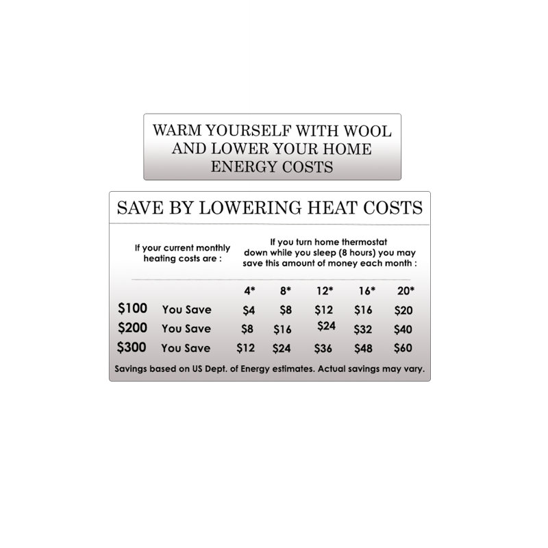 Marine Blue Twin Heavyweight Reversible Wool Blanket