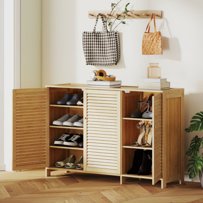 18 - Pair Shoe Storage Cabinet
