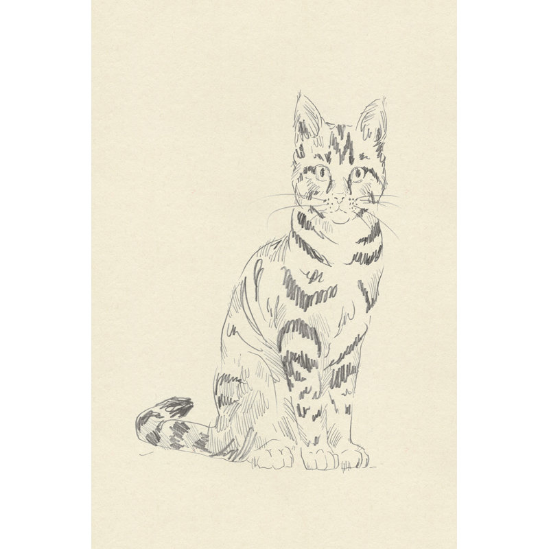 House Cat IV by Jacob Green - Wrapped Canvas Print, 76cm H x 51cm W