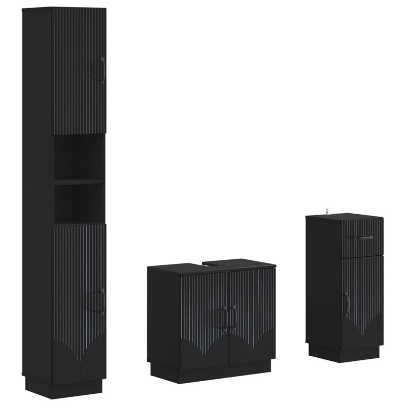 Bathroom Storage, Black