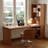 Light-walnut Rectangular Solid Wood desk-1661568715