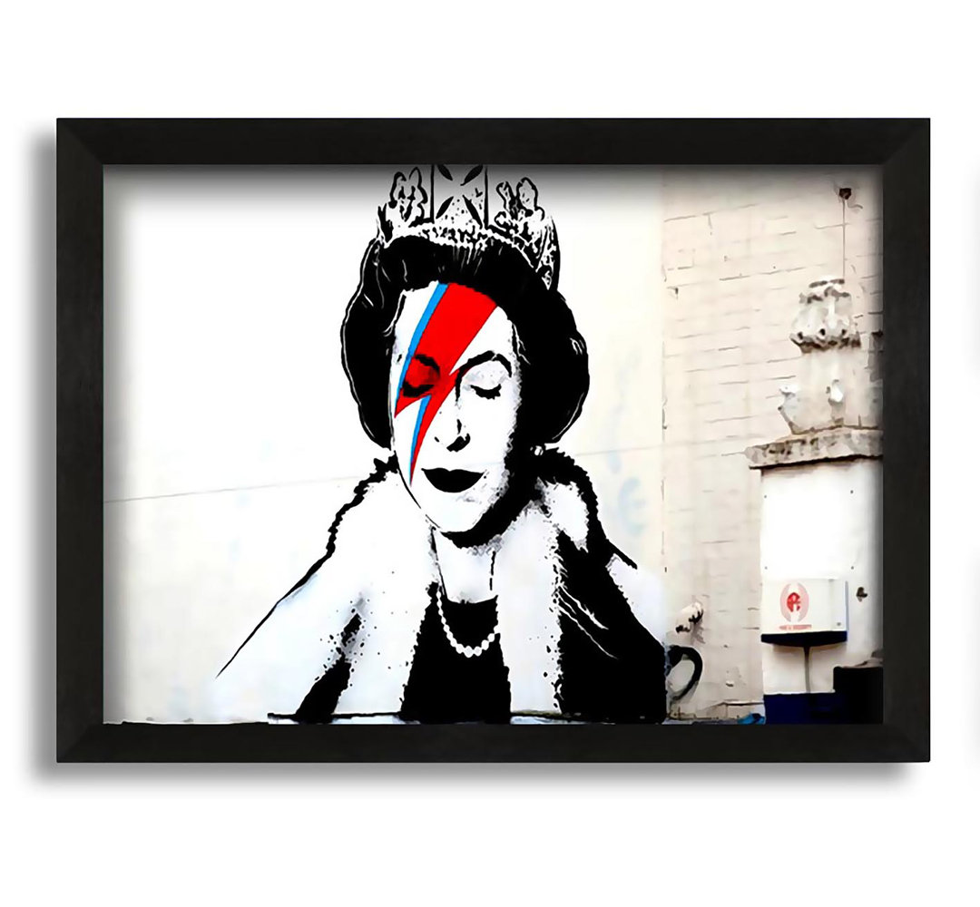 Gerahmtes Leinwandbild Queen Ziggy