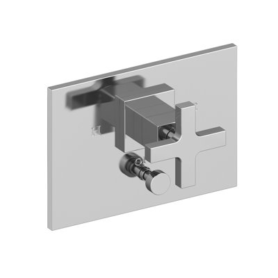 Balanced Pressure Tub & Shower Diverter Plate With Handle. Less Showerhead, Arm And Flange.