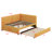 Upholstered Daybed With Trundle-1158625627