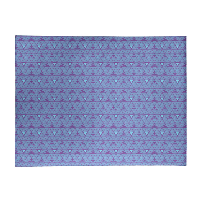 Chenille Geometric Indoor Rug, Rectangle 5' x 7'